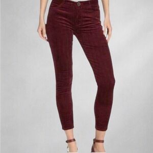 Paige Womens Pants 24 Corduroy Lightweight Skinny Brown Casual